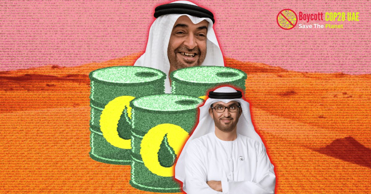 Dr Sultan al Jaber and UAE PM exploiting Petroleum resources