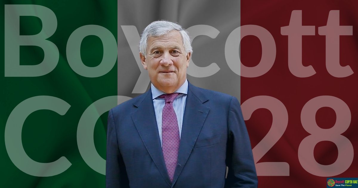 Italian Foreign Minister Antonio Tajani