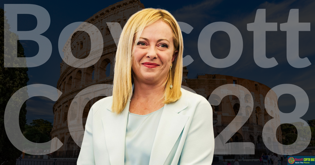 Italy Prime Minister Giorgia Meloni