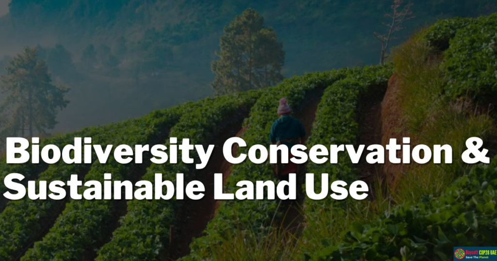 Biodiversity Conservation And Sustainable Land Use: Some Effective ...