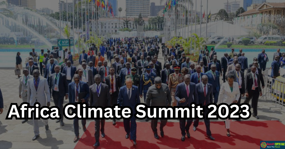 Africa Climate Summit 2023: Nairobi Gears Up For Groundbreaking ...