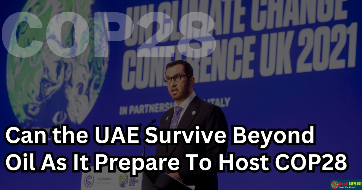 Can the UAE Survive Beyond Oil As It Prepare To Host COP28